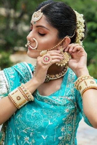 Bride with Rajasthani Jewellery